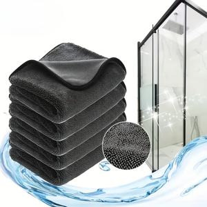 TEMU 6개입 매직 극세사 청소용 천 | 얼룩 방지, 매우 부드럽고 흡수력이 뛰어남 - 주방, 욕실, 전자 제품, 안경, 에 적합한 스크래치 방지 - 빠른 재사용 가능 - , 청소 타월과 호환 가능
