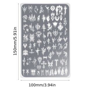 TEMU 네일 아트 스탬핑 플레이트 신제품. 꽃, 대나무 잎, 불꽃, 뱀 가죽, 고양이 패턴이 특징이며 네일 살롱을 위해 디자인되었습니다. 재사용 가능한 소프트 헤드 스탬핑 도구로 손으로 페인팅하지 않고 빠르게 전달할 수 있습니다.