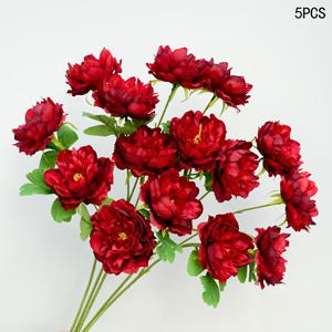 TEMU 화병 장식에 완벽한 3송이의 조화 5개 세트. 꽃다발, 웨딩 센터피스, 샤워 장식을 위한 조화 가지와 줄기 조화가 이상적입니다.