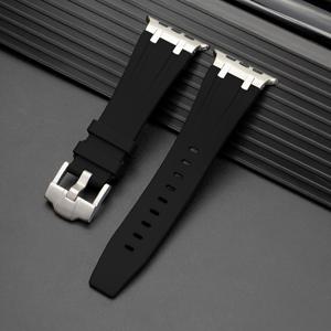 TEMU 실리콘 스포츠 밴드는 for apple Applewatch345678 시리즈9/울트라2 야외 스포츠 밴드 38mm/40mm/41mm//44mm/45mm/49mm/아이워치 실리콘 일반 밴드 스테인리스 스틸 어댑터 포함