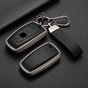 TEMU BMW 차량용 스마트 키 보호 커버, 3버튼 및 4버튼 키폭용, BMW 차량용 키 케이스, 1시리즈, 2시리즈, 3시리즈, 4시리즈, 5시리즈, 6시리즈, 7시리즈 차량용 키 보호 커버, X1시리즈, 2시리즈, 3시리즈, 4시리즈, 5시리즈용 차량용 키 보호 커버