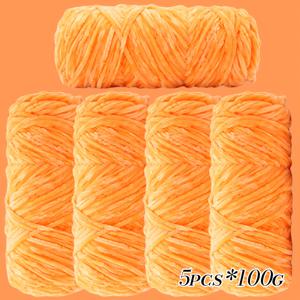 TEMU 셔닐 원사 5개, 500g - 담요와 모자 코바늘 뜨개질용 초부드러운 플러시 벨벳 원사 | 따뜻하고 두꺼우며 형태 유지되는 DIY 공예용 원사