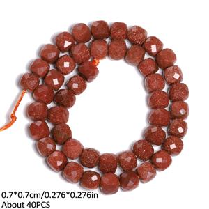 TEMU 4/7mm 천연석 파체드 사각 샌드스톤 비즈, 아름다운 루스 비즈, 주얼리 팔찌, 목걸이, 귀걸이 제작용, 수제 장식, 남녀 선물