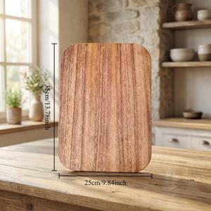 TEMU 원목 도마, 25cm*35cm 원목 썰기 판, 가정용 주방, 과일, 이유식, 소형 패널용 다용도, 설날, 밸런타인데이, 성 패트릭의 날, 봄 시즌, 부활절, 크리스마스, 겨울 시즌에 적합