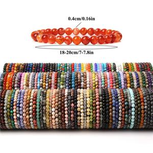 TEMU 10개 세트 4mm 천연석 팔찌, 남녀공용, 스타일 주얼리, 뉴트럴 커플 팔찌, 자수정, 호랑이의 눈, 터키석 제작, 신성한 여성성과 자주 연관되며, 양육, 연민, 정서적 웰빙을 촉진