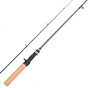 TEMU 198cm/6.5ft 초경량 스피닝 낚싯대, 경량 카본 파이버 제작, 휴대용 장거리 캐스팅 및 여행용으로 적합. 민물 농어와 흑농어를 위해 특별 설계, 부드러운 가이드 장착, 낚시 애호가를 위한 이상적인 생일 또는 휴일 선물. 추천 미끼 무게: 1-3g