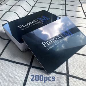 TEMU 맞춤형 양면 PVC 명함, 고품질 광택 인쇄, 내구성 플라스틱, 개인화된 로고, 텍스트 및 이미지, 전문 광고, 회원 가입 및 기업 브랜딩에 최고의 선택, 카드 홀더 호환, 비즈니스 엘레강스 디자인