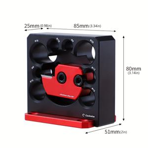 TEMU 1세트 조절 가능한 다웰 메이커 지그 8mm-20mm 카바이드 블레이드 목공 전기 드릴 밀링 다웰 라운드 로드 보조 도구