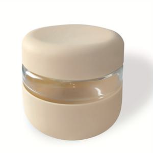 TEMU Seal Tight 유리 도시락 용기 16Oz 붕규산 유리 수프 용기 뚜껑 포함, 재사용 가능한 스낵 용기, 밀폐 식품 보관 용기 유리병 실리콘 슬리브 포함 요거트, 오버나이트 오트밀, 식사 준비, 전자레인지 및 식기세척기 사용 가능