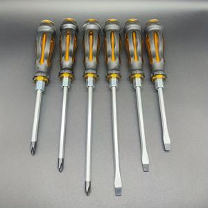 TEMU 6개 수동 심멸구 망치형 드라이버 세트, 다용도, 고강도, 강력한 자석, 십자 및 일자 헤드, 검은색 드라이버 비트, 내마모성, 부식 방지, 산화 방지, 가정 및 자동차 수리에 적합