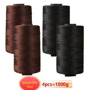 TEMU 1000g/4개 가벼운 플랫 실, 크로셰, 핸드니팅 DIY 재료, 여름 모자, 오픈워크 샌들, 백팩, 토트백, 여성 패션백, 휴대폰 케이스, 수납 바구니, 쿠션 및 다양한 핸드크래프트 제작용 로프. 다양한 색상의 합리적인 패키지