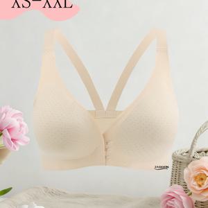 TEMU 최적화된 3구멍 심리스 앞면 오프닝 브라