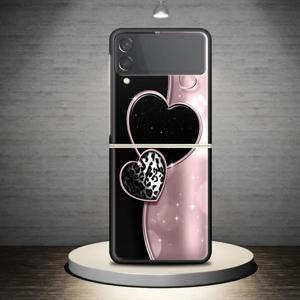TEMU 휴대폰 케이스 - 삼성 갤럭시 Z Flip4 Z Flip6 Z Flip3 Z Flip 5G Z Flip5용 패셔너블한 사랑 패턴 하드 커버 휴대폰 케이스