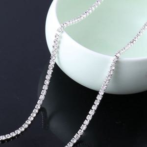 TEMU 200cm 2mm 슈퍼 화려한 골드 체인, 신발 의류 장식, 네일 장식, 선물 상자 휴대폰 케이스 장식 및 기타 DIY 액세서리용