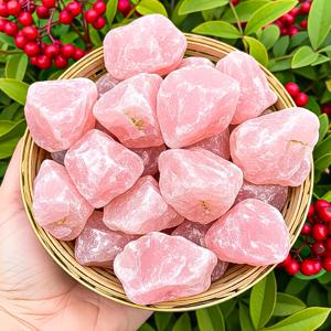 TEMU 1봉지 200g 4-10개입/1개입 30g-1000g 대형 AAA+ 등급 로즈쿼츠 원석 천연 거친석, 타믈빙 연마용, 수족관 장식, DIY 집 꾸미기, 레이키 분수 커팅 명상용, 수족관 자갈, 꽃병 필러, 와이어 랩핑용