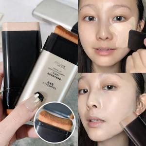 TEMU 파운데이션스틱 잡티커버컨실러 스틱파운데이션 수분감 듀얼 헤드 파운데이션 스틱 무대화장 파운데이션