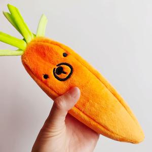 TEMU 표정이 풍부한 당근 동전 지갑, 부활절 선물, 후크가 있는 다기능 수납 파우치, 동전 지갑, 카드 홀더, 이어폰 파우치, 필통, 문구함, 선물