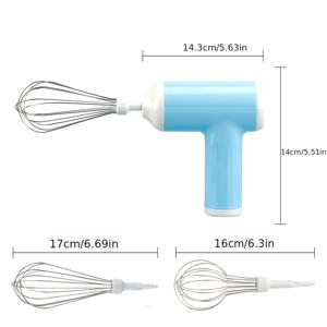 TEMU 휴대용 전동 계란 거품기겸용 케이크 믹서기 - USB 충전식, 휴대성 좋은 경량의 사용하기 쉬운 핸드믹서, 케이크, 쿠키, 머핀 베이킹용 - 가정용 베이커와 전문가에게 완벽