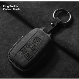 TEMU 랜드로버 키용 PU 가죽 보호 케이스, Evoque, Range Rover Sport/Evoque, Discovery 4, Compass 2, JAGUAR XE/XJ/XF F-Type, Freelander, Velar 및 기타 구형 모델과 호환, 내구성 있는 키 케이스