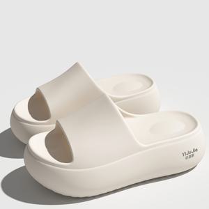 TEMU 여성용 여름 플랫폼 하이힐 슬리퍼 - EVA, 통굽 샌들, 실내/실외용, 파티, 결혼식 & 해변에 적합 - 키높이 통굽, 단색, 여성 신발