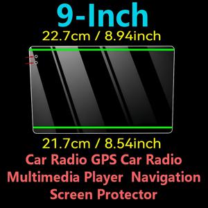 TEMU 차량용 라디오 GPS 스크린 보호필름, 카 스테레오와 호환, 9H 경도의 터치스크린 보호필름, GPS 내비게이션, 대시캠, 태블릿 및 스마트폰용 PET 필름, 차량용 멀티미디어 플레이어 보호용
