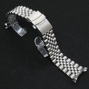TEMU Seiko SKX007 SKX009, Jubilee Oyster 다이빙 남성용 팔찌용 316L 솔리드 스테인리스 스틸 시계 밴드, 곡선형 엔드 스트랩 시계 추가품 20mm 22mm