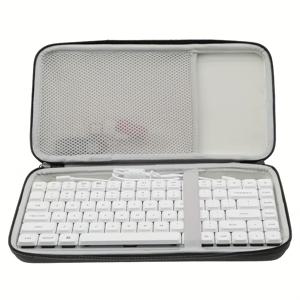 TEMU KeychronK3 Pro 기계식 키보드용 EVA 케이스 휴대용 하드 쉘 방탄 충격방지 보호 커버