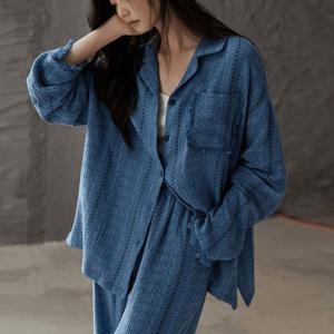 TEMU 봄 여름 가을 신상 여아용 루즈핏 파자마 긴팔 바지 캐주얼 패션 라이트 럭셔리 홈웨어 수트 아우터웨어