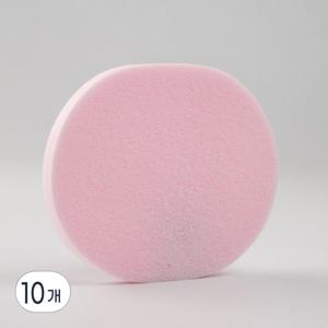 TEMU 10PCS 해면 두께 15mm 스폰지 15T 클렌징도구 화장소품 세안 스펀지 핑크색상