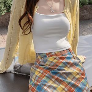TEMU 아이스 섬유 원단 얇은 겉옷 카디건 속이 빈 튤 커버업 스몰 숄 탑