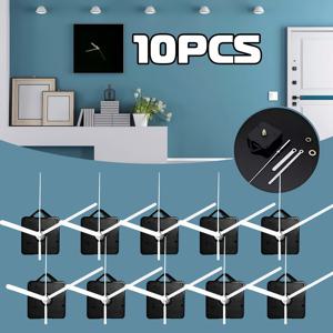 TEMU 10세트 무소음 쿼츠 키트 (시계 핸드 10쌍 포함), 샤프트 길이 13mm, 벽시계 및 탁상시계 수리 및 교체에 적합, 가정 및 사무실 장식, 선물 및 창의 프로젝트에 이상적