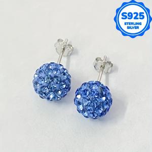 TEMU 2개입 여성 패션 귀걸이, 레트로 스타일, 알레르기 방지 S925 실버, 원형 볼 미니 귀걸이, 반짝이는 고급 디자인, 고딕 유니크 스타일, 데일리 뮤직 페스티벌 및 결혼식에 적합, 여성에게 완벽한 선물