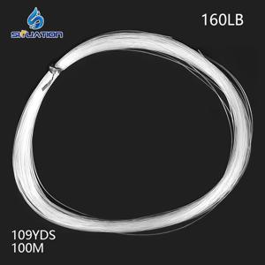 TEMU 100m/109yds 고강도 나일론 낚싯줄, 바닷물용 낚싯줄, 훅줄, 강한 인장력, 내마모성, 부드러움, 장거리 캐스팅 감도, 바닷물 루어낚시, 민물낚시, 보트용 어망에 적합, 최대 하중 200lb