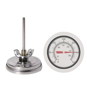 TEMU 1개 숯불 그릴 온도계, 100-700°F/50-350°C, 스모커 내부 온도 모니터링, 숯불 스모커 온도 게이지, 그릴 피트 교체용 온도계