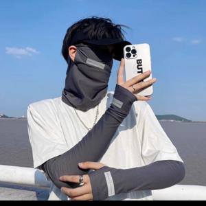 TEMU UV차단 쿨링 라벨 팔토시 마스크 세트 남녀공용 쿨토시 쿨마스크 운전용팔토시 팔쿨토시 귀걸이쿨마스크