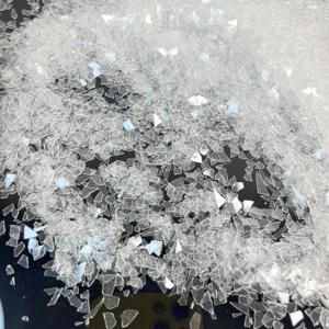 TEMU 150G 초박형 화이트 유리 조각 웨딩 디저트 테이블 장식 수족관 풍경 꽃병 필러 네일 젤 반짝이는 분쇄석