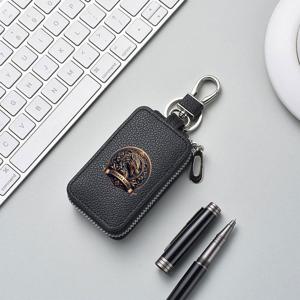 TEMU 드래곤 패턴 키 파우치, 비즈니스 스타일 차 키홀더, 동전 지갑, 스타일리시하고 우아한 휴대용 여행용, 가정 및 비즈니스용, 일상 출퇴근 액세서리, 지퍼 클로저 디자인, 완벽한 발렌타인데이 선물