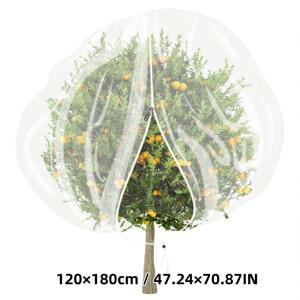 TEMU 지퍼 및 드로스트링 잠금 장치가 있는 과일 나무 네트 - 사과 나무, 블루베리 덤불을 위한 통기성 메시 새 네트 - 새, 해충, 사슴, Cicadas를 차단 - 내구성이 뛰어난 정원 보호, 과일 나무 네트, 견고한 구조