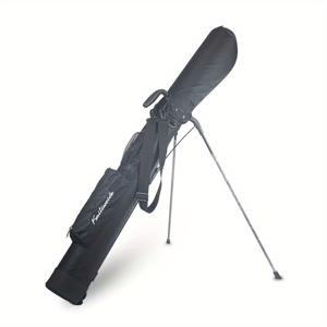 TEMU 초경량 골프백, 남녀공용 스탠드형 휴대용 클럽 가방, 여행용 볼 백, 패브릭 소재, 휴대 간편