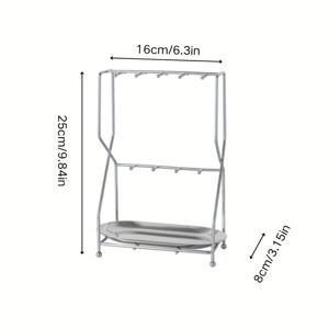 TEMU 1개 북유럽 스타일 철제 아트 주얼리 진열대 트레이 포함, 주얼리 타워