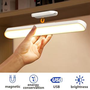 TEMU GVTCO 다기능 LED 독서등, 드릴 설치 불필요 USB 충전식, 화장대 책상 옷장 침대 옆 계단용, 각도 조절 LED 캐비닛 조명 3가지 색상 모드 센서 야간 조명
