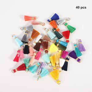 TEMU 팩당 40개, 2.5cm 폴리에스터 매끄러운 술 프린지, DIY 책갈피, 선물 상자, 부채, 선물 포장 상자 장식, 작은 술 펜던트, 의류 및 홈텍스타일 액세서리, 술 프린지, 주얼리, 귀걸이, 헤어 액세서리 제작용 재료, 액세서리 고리, 작은 술 펜던트, 홈 데코 액세서리
