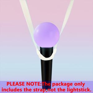TEMU Kpop 라이트스틱 스트랩 크로스바디, 조절 가능한 라이트 스틱 스트랩, 낙하 방지 스트랩 벨트 보호 테이프 로프 스트링 케이블 스레드 분실 방지 테더 코드, K팝 팬을 위한 범용 라이트스틱 추가, 파티 게임 및 활동, 크리스마스에 적합