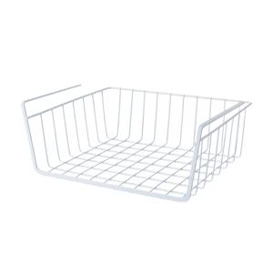 TEMU 대형 다기능 모던 수납 상자 - 주방, 기숙사 책상 등에 걸 수 있는 행잉 바구니, 설치 불필요 - 튼튼한 금속 와이어 메시 디자인의 다기능 레이어형 랙 - 공간 절약형 수직 수납 | 간편한 설치
