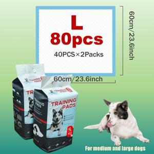 TEMU 200/100/80/40pcs 두꺼운 대형 초 흡수성 애완동물 소변 패드 - 누출 방지, 냄새 제어, 쉽게 훈련할 수 있는 일회용 애완동물 패드 - 개, 강아지, 고양이, 다양한 애완동물 소변 패드, 애완동물 용품, 개 패드, 대량 수량