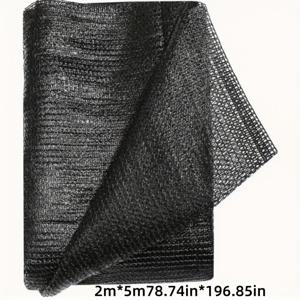 TEMU 단추 없는 25g 자외선 차단 블랙 그늘막, 온실, 파티오, 식물 보호용