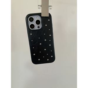 TEMU Phone Case: Simple and Premium Baby's Breath Beaded Case, Suitable for iPhone 17 Pro Max, 17 Air, New 17 Pro, Unisex, 16 Pro, Full-Coverage Drop-Proof Protective Case for 16/15/14/13