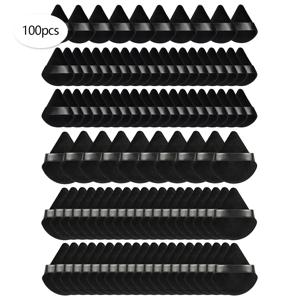 TEMU 100개 루스 파우더 퍼프, 50개 (2.68 X 2.44인치) 대형 삼각 루스 파우더 퍼프 및 50개 (1.97 X 1.77인치) 미니 삼각 루스 파우더 퍼프