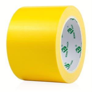 TEMU BOMEI PA 연노란색 덕트 테이프 1롤, 75mm X 20m, 수리용, 산업용 및 전문가용, 초강력 접착 덕킹 테이프, 고강도 산업용 포장 테이프