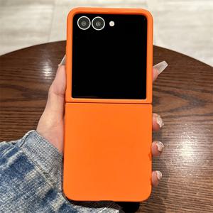 TEMU 휴대폰 케이스 - 삼성 갤럭시 Z Flip7 Z Flip5 5G Zflip 4 Z Flip6 Z Flip 3 하드 PC 보호 커버용 비즈니스 충격 방지 무광 스킨 단색 휴대폰 케이스